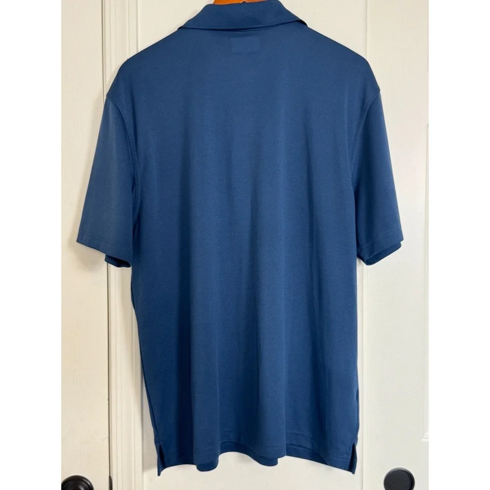 Grand Slam Polo Shirt Men XL Blue Golf Performance AirFlow Short Sleeve - Picture 2 of 3